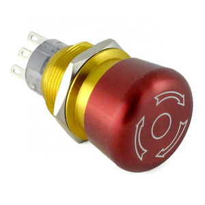 New type with discount! (CE,ROHS)ONPOW 22mm 1NO1NC turn-reset metal emergency stop switch