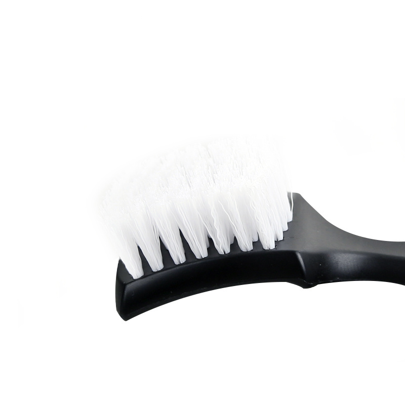 wholesale round plastic rim brush tyre cleaning brush