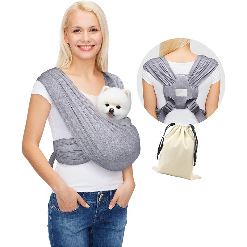 Front Facing Pet Sling Carrier Bag Adjustable Hands Free Small Cat Dog Carrier