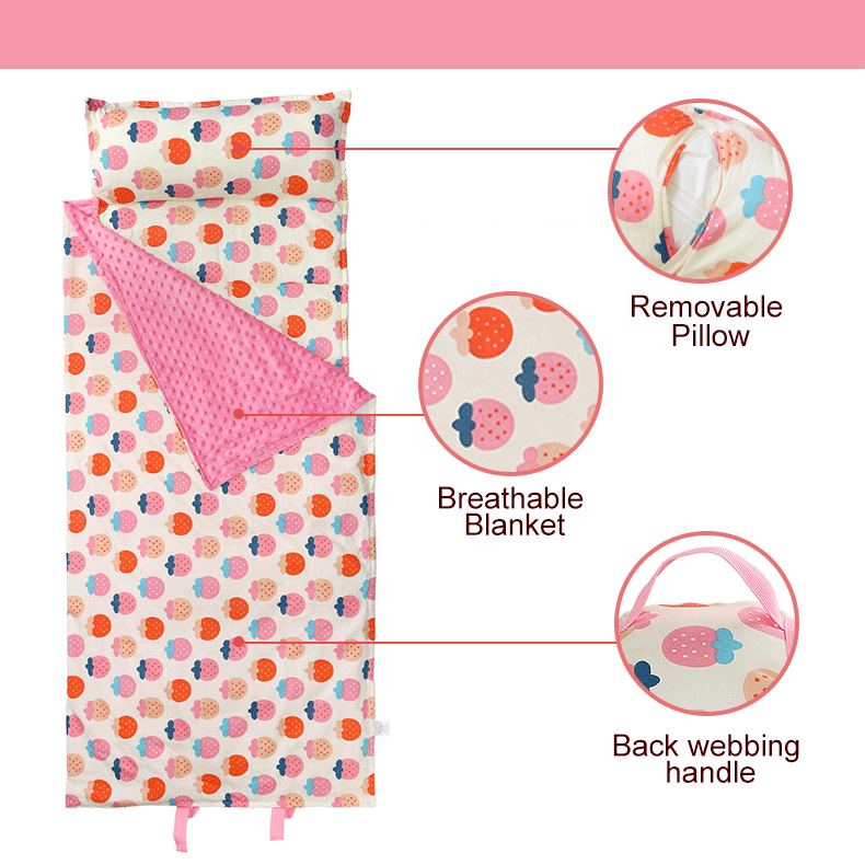 Wholesale Portable Toddler Nap Mat Integrated Quilt Children Daycare Sleeping Mats Napping Mat For Kids