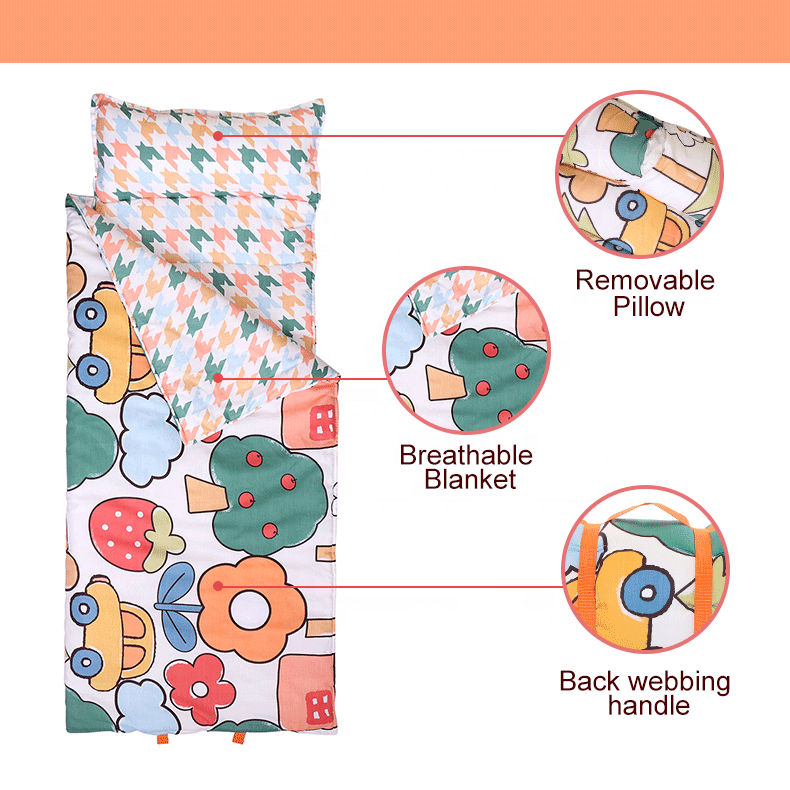 Wholesale High Quality Baby Nap Mats For Toddlers Reusable Preschool Daycare Nap Mat For Kids