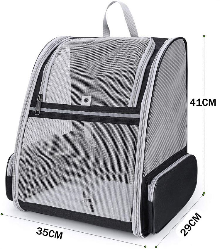 Breathable Small Dog Cat Carrying Bag Airline Approved Pet Carrier Travel Bag Pet Backpack