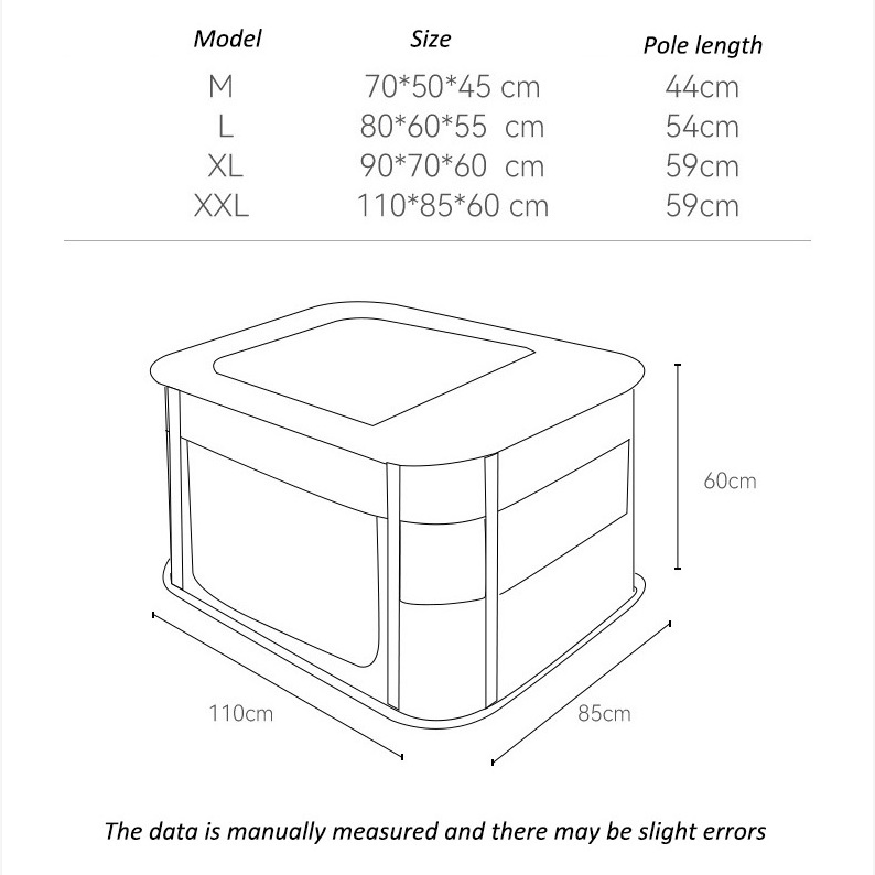 Customized Pregnant Chamber Portable Foldable Pet Exercise Play Tent Kennel Puppy Dog Cat Indoor Outdoor Travel Camping Pet Tent