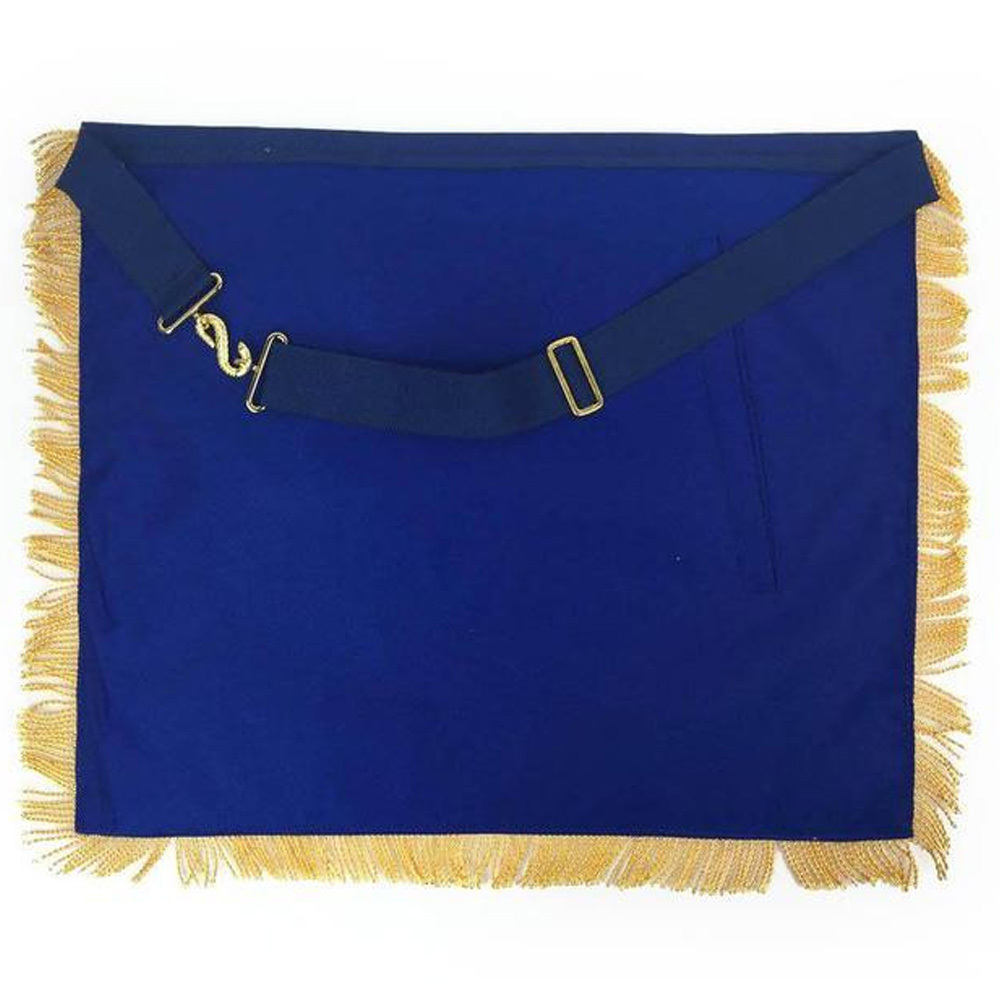 Premium Quality Hand Embroidered Regalia Masonic Apron Wholesale Customized Logo Printed Masonic Aprons