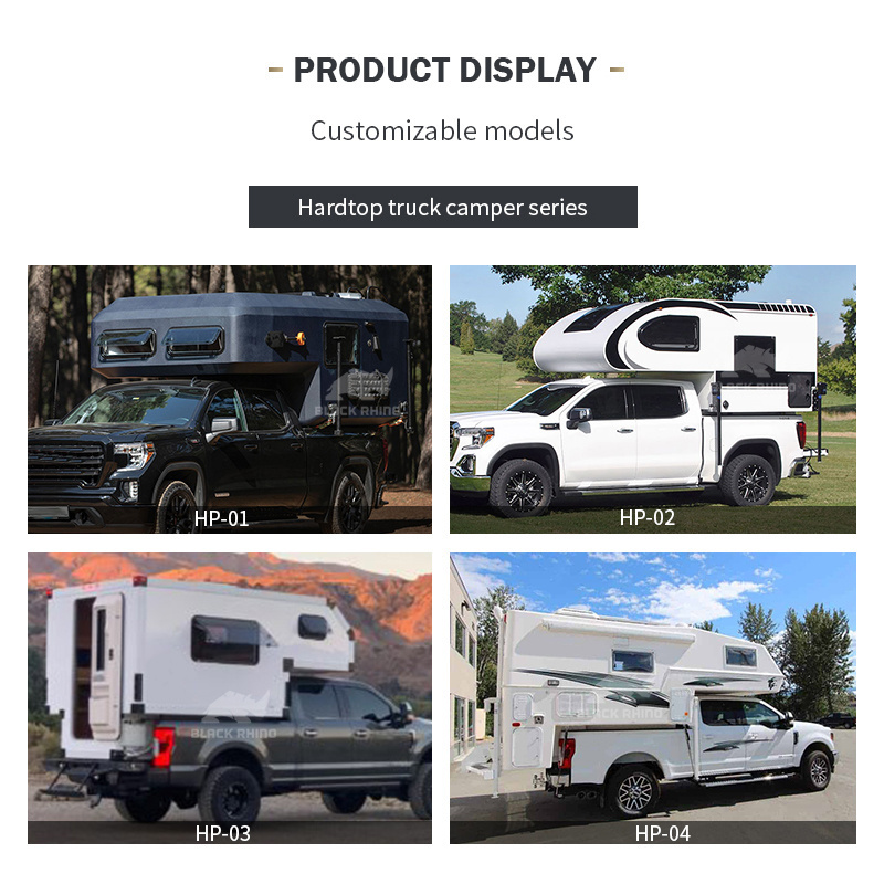 Aluminum Demountable Popup Truck Camper Shell 4x4 Rv Pick Up Slide On Ute Camper Flatbed Truck Campers