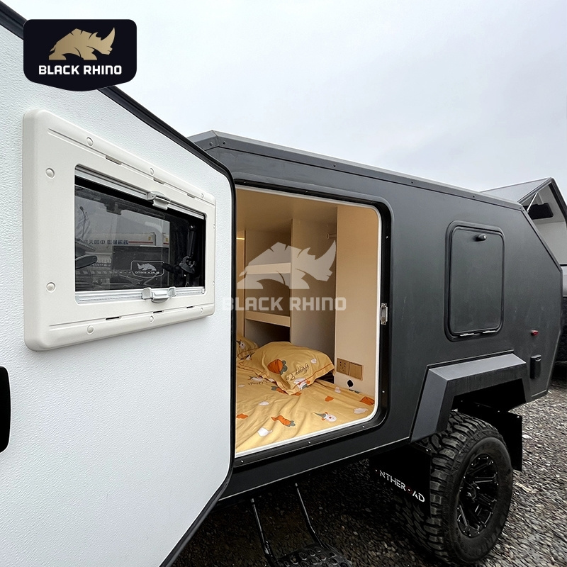 OTR 16 ftoff road caravan australian standards small car trailer motorcycle camper trailer with tent with vehicle maintenance