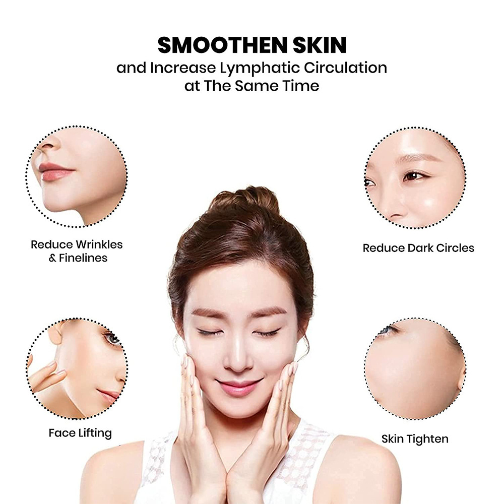 Gua Sha Facial Tools, Jade Guasha Tool for Face & Eye Gua Sha Stone for Puffiness Reducing & Jawline Sculpting Face Stone