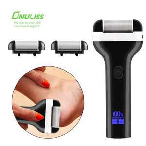 Rechargeable Foot File with Stainless Steel Roller For Callus Removal Pedicure Callus Remove Blade Electric Feet Callus Removers