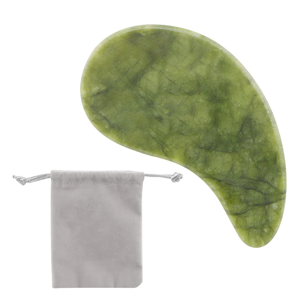 Wholesale Best Jade Gua Sha Crystal Face Roller Massager Guasha Stone Home Use Face Lift Body Massage Tool