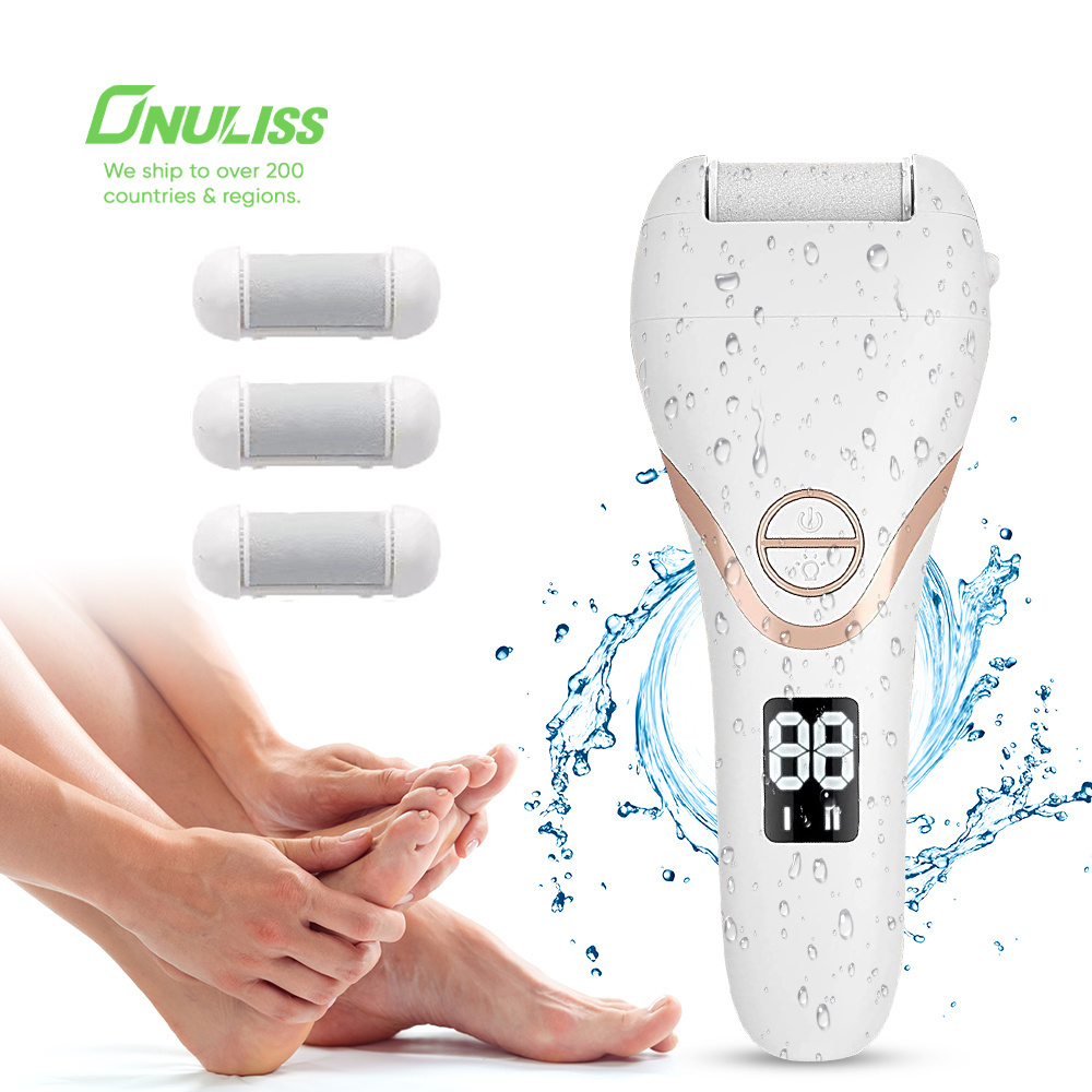 Electronic Pedicure Foot File Vacuum Callus Remover Shower Foot Scrubber