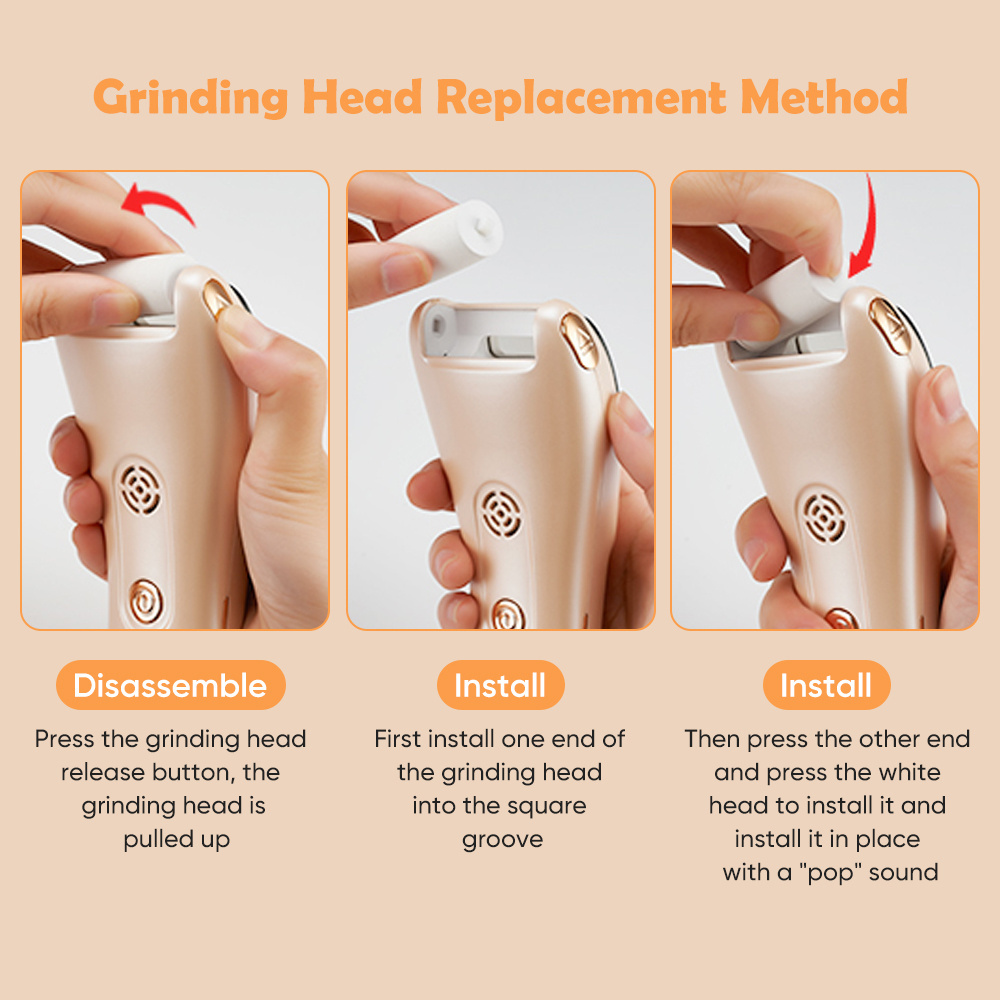 Electric Callus Remover for Feet with Rechargeable Waterproof Foot File with Vacuum