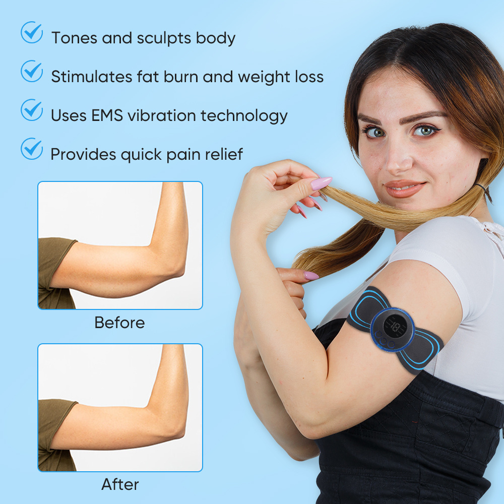 Physical Therapy Tens Unit Massager Electric EMS Neck Body Massager for Relieve Pain Tens Machine