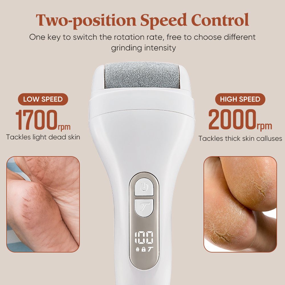 Foot Scrubber Electric Callus Remover Shaver Pedicure Tools Set Foot File for Feet