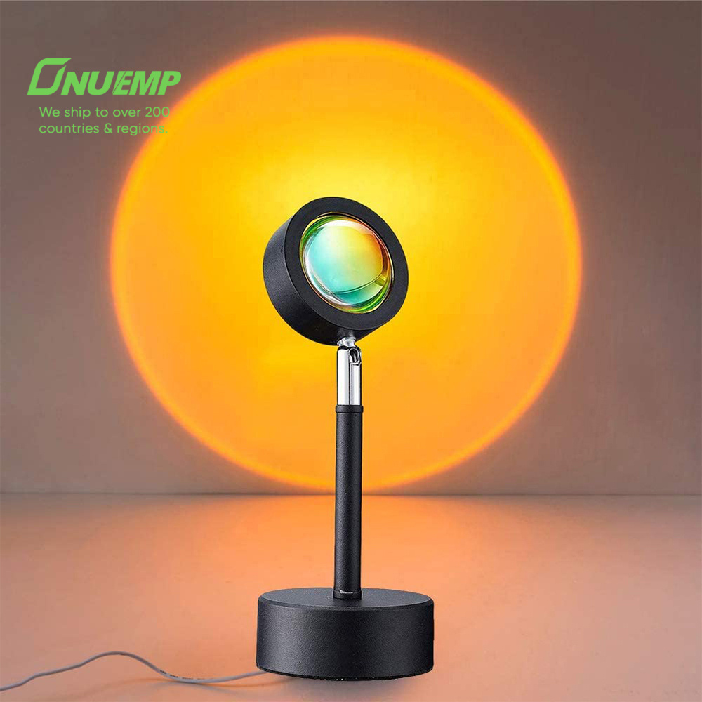 Sunset Projection Lamp 180 Degree Rotation USB Charging LED Lighting Projector Modern Lamp LED Lights