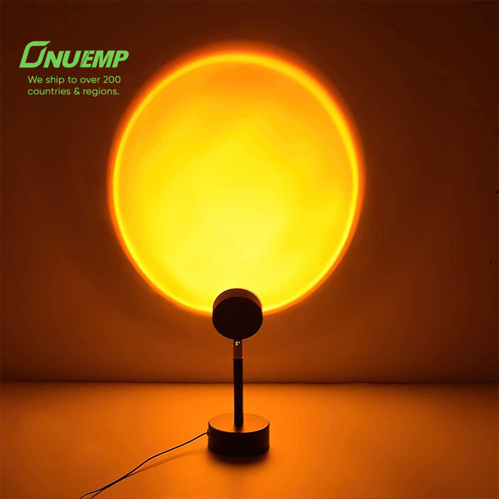 Sunset Projection Lamp 180 Degree Rotation USB Charging LED Lighting Projector Modern Lamp LED Lights