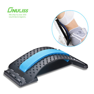 2021 Logo Belt Lumbar Traction Scratcher Equipment Magnetic Therapy Magic Massager Back And Neck Backstretcher Back Stretcher