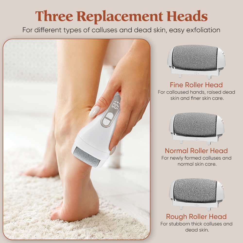 Foot Scrubber Electric Callus Remover Shaver Pedicure Tools Set Foot File for Feet