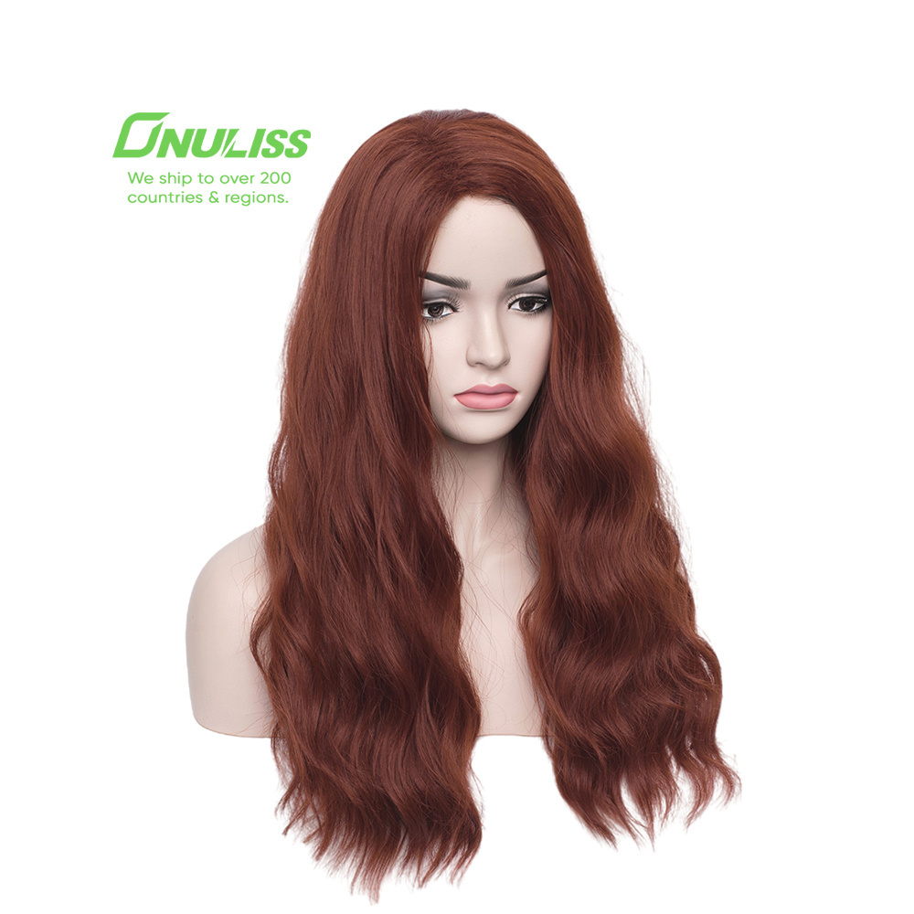 Women Halloween Cosplay Synthetic Human Hair Wigs Extensions Closure Wavy Curly Natural Perruque Full Lace Brazilian Human Hair