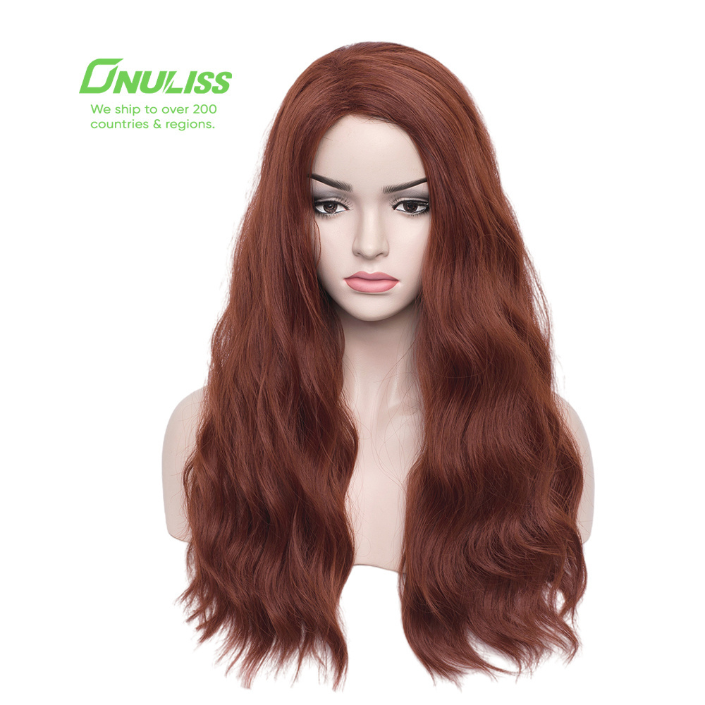 Women Halloween Cosplay Synthetic Human Hair Wigs Extensions Closure Wavy Curly Natural Perruque Full Lace Brazilian Human Hair