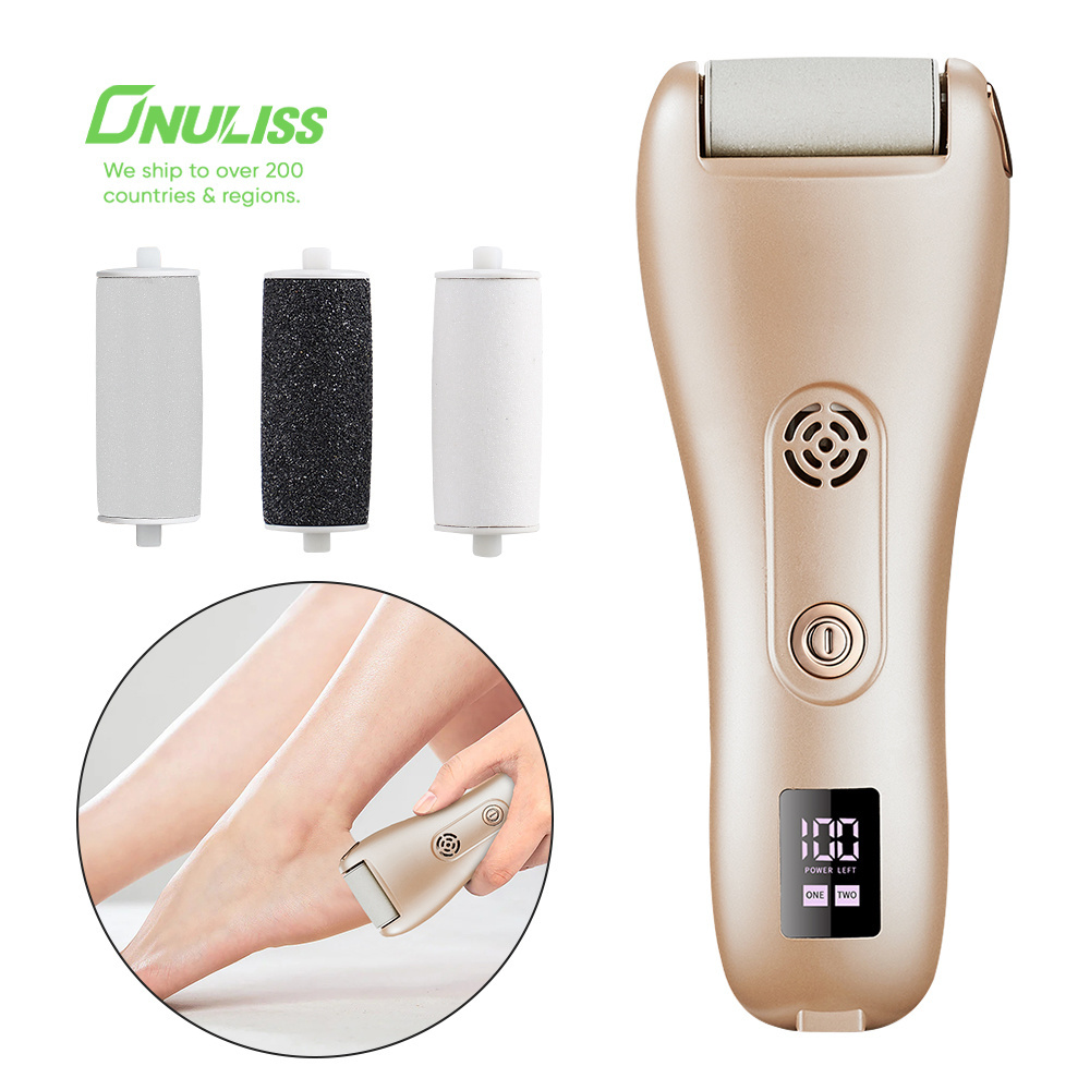 Premium Portable Pedicure Tools Rechargeable Waterproof 2 Speed Foot File Scrubber Callus Remover Tool Foot Care kit