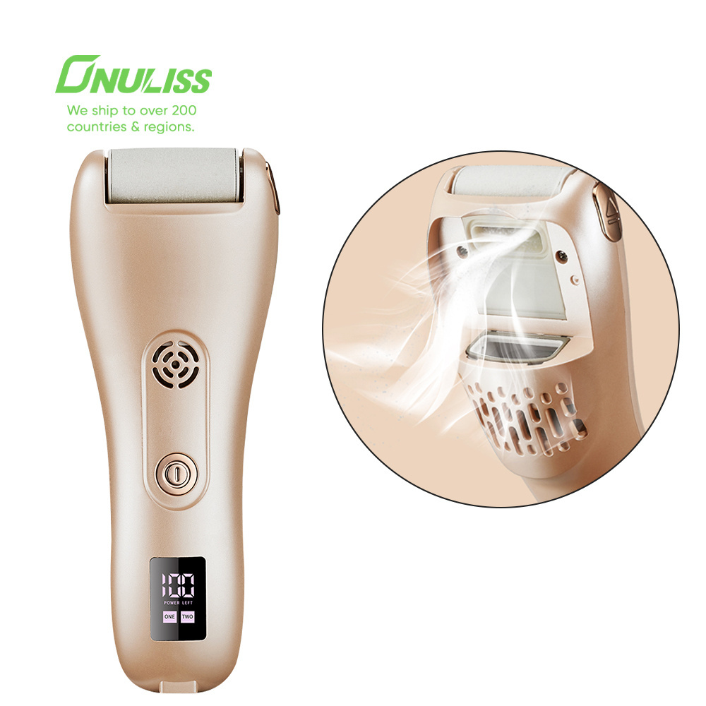 Electric Callus Remover for Feet with Rechargeable Waterproof Foot File with Vacuum