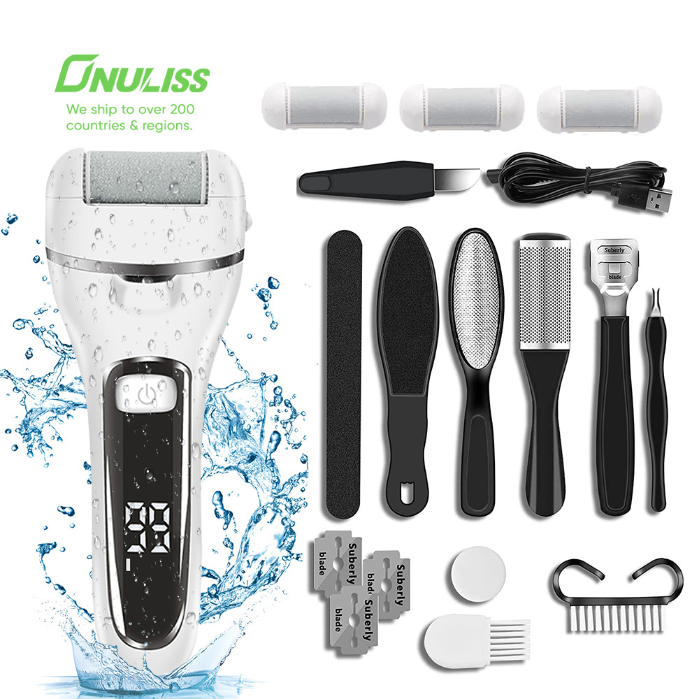 Feet Care for Dry Dead Hard Cracked Skin and Calluses Electric Callus Remover for Feet