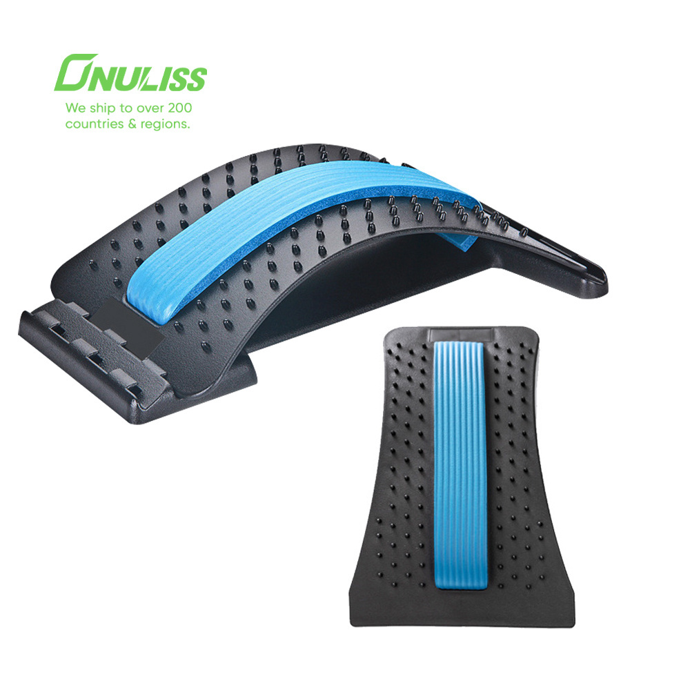 2021 Logo Belt Lumbar Traction Scratcher Equipment Magnetic Therapy Magic Massager Back And Neck Backstretcher Back Stretcher