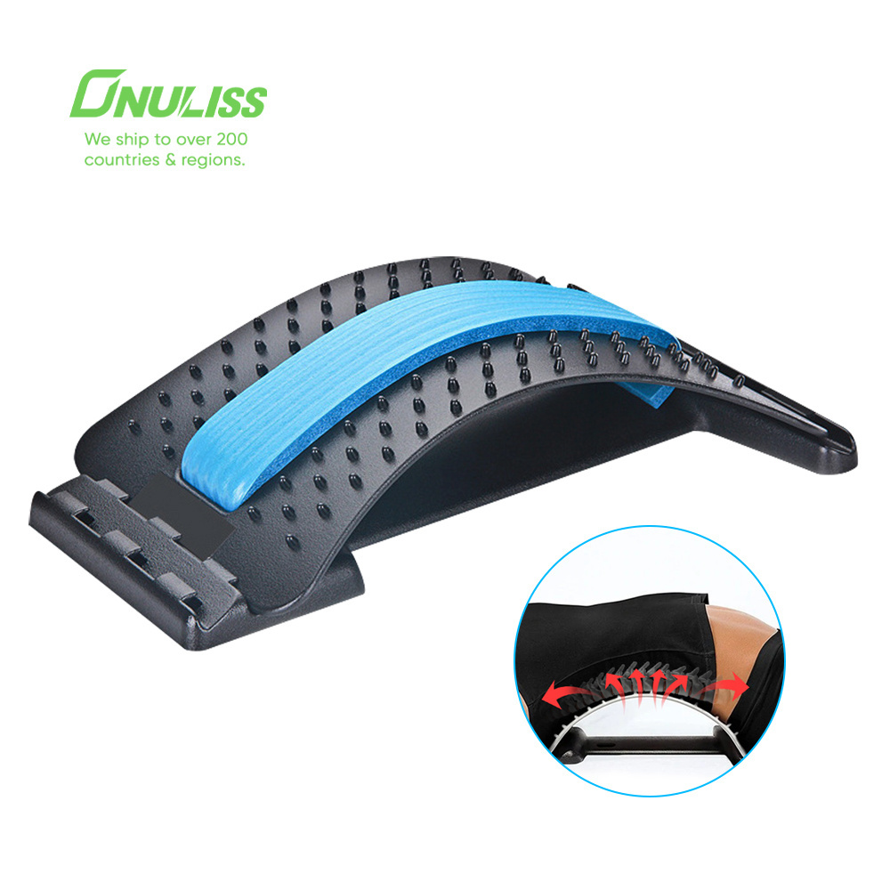 2021 Logo Belt Lumbar Traction Scratcher Equipment Magnetic Therapy Magic Massager Back And Neck Backstretcher Back Stretcher