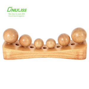 Massager Wooden Bamboo Back Scratcher Massage Stick Wood Body Massager