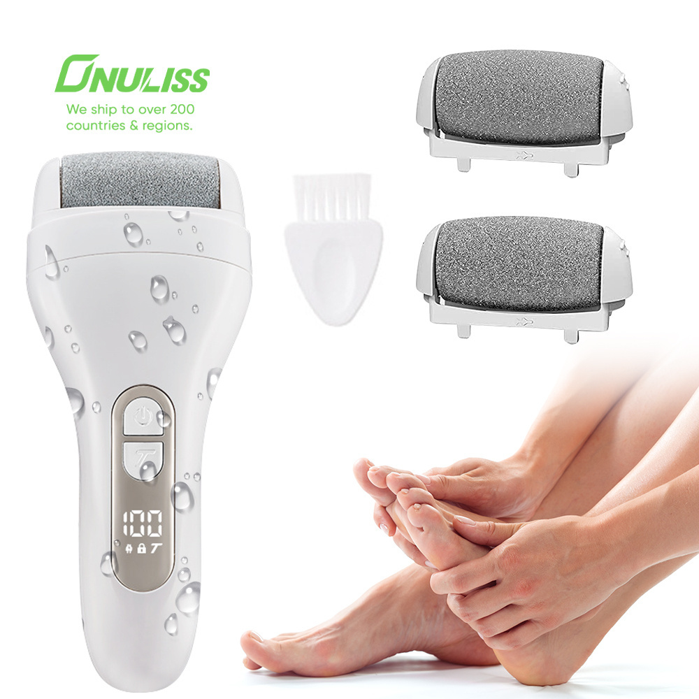 Portable Electronic Rechargeable Callus Remover Electric Foot File Pedicure Kit Feet Scrubber