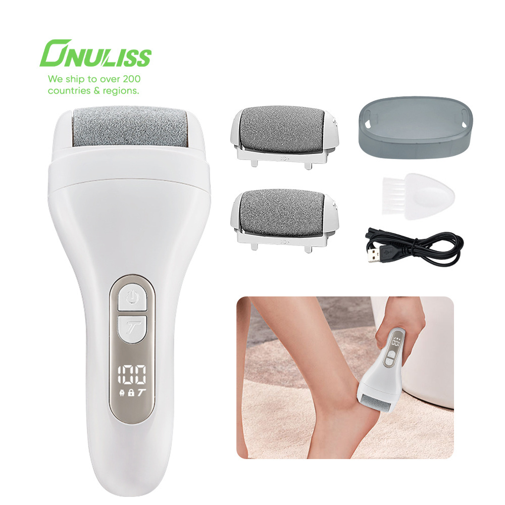 Portable Electronic Rechargeable Callus Remover Electric Foot File Pedicure Kit Feet Scrubber