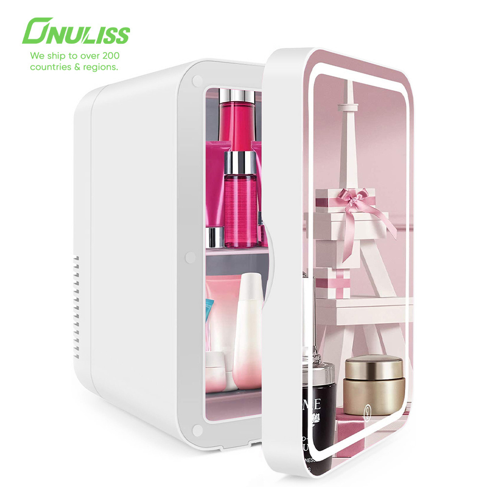 Beauty Customized Home Makeup Fridge With Mirror Mini Skin Care Fridge Cosmetic