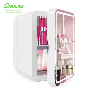 Beauty Customized Home Makeup Fridge With Mirror Mini Skin Care Fridge Cosmetic