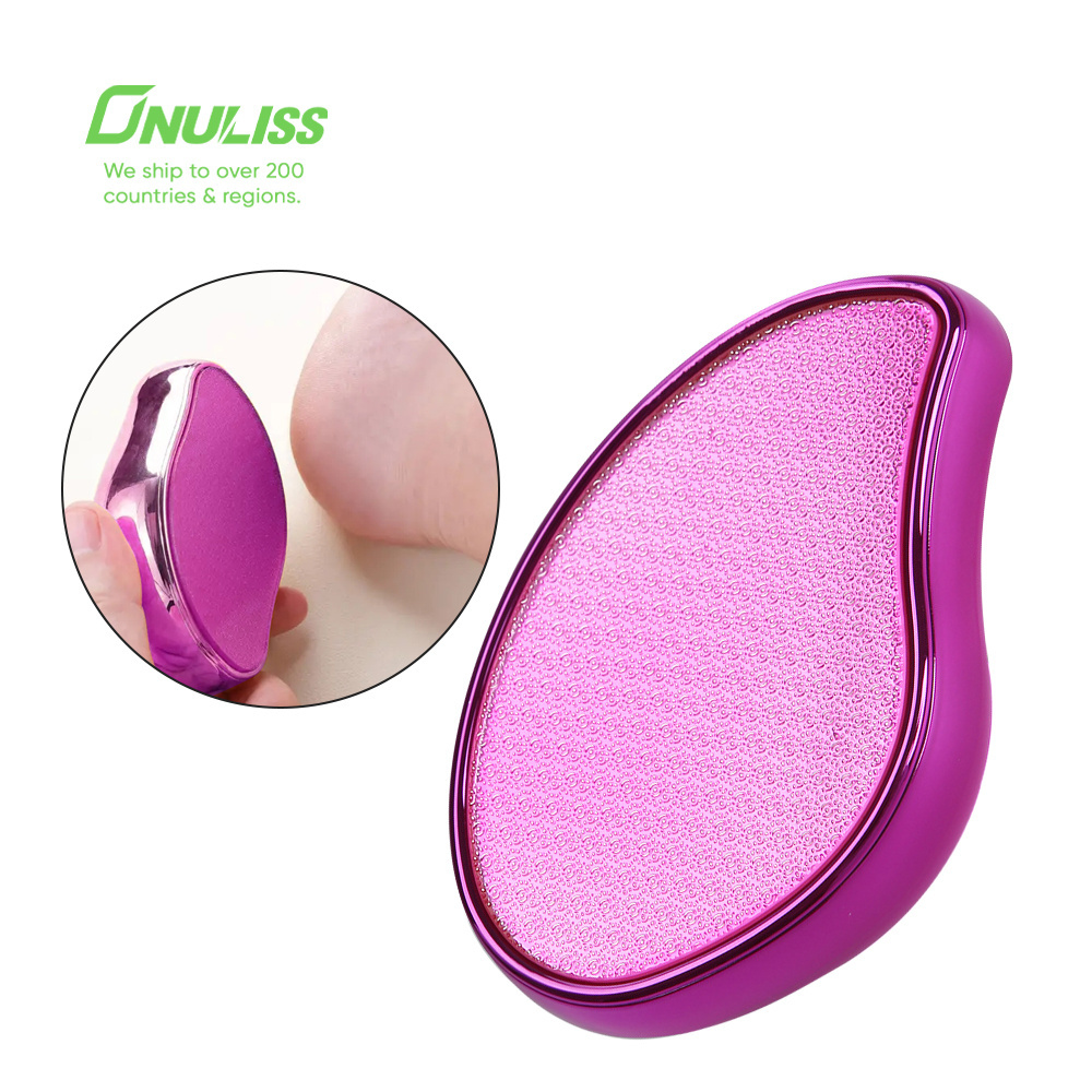 Nano Crystal Glass Foot Scrubber Foot File Callus Remover for Feet Hard Skin Removal