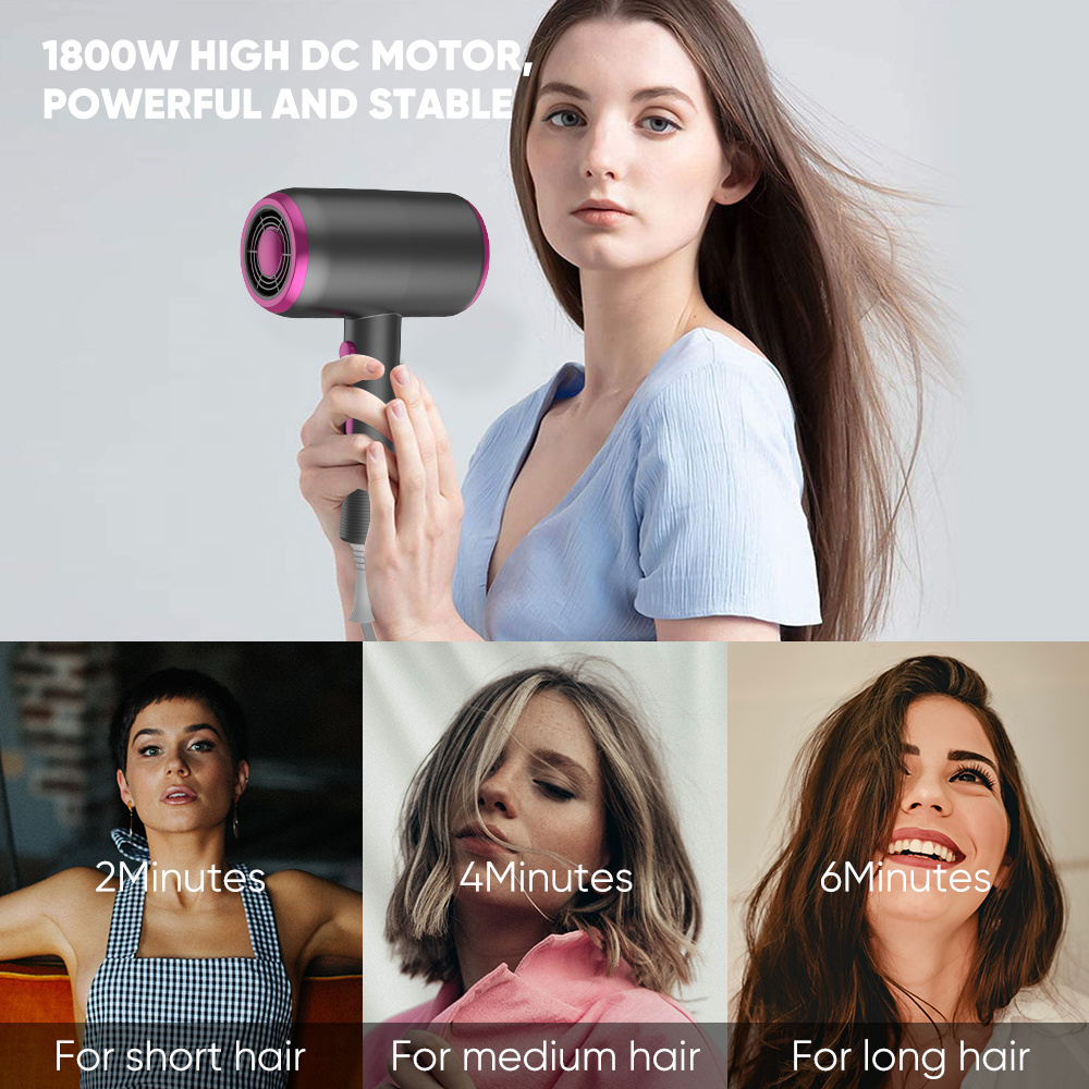 2000W Professional High Power Solon Blow Dryer Hot And Cold Wind Hair Dryer Volumizer Hammer Dryer