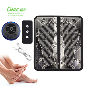 Portable Electric EMS Foot Massager Physiotherapy Bioelectric Acupoints Stimulator Mat for Body Muscle Relaxation