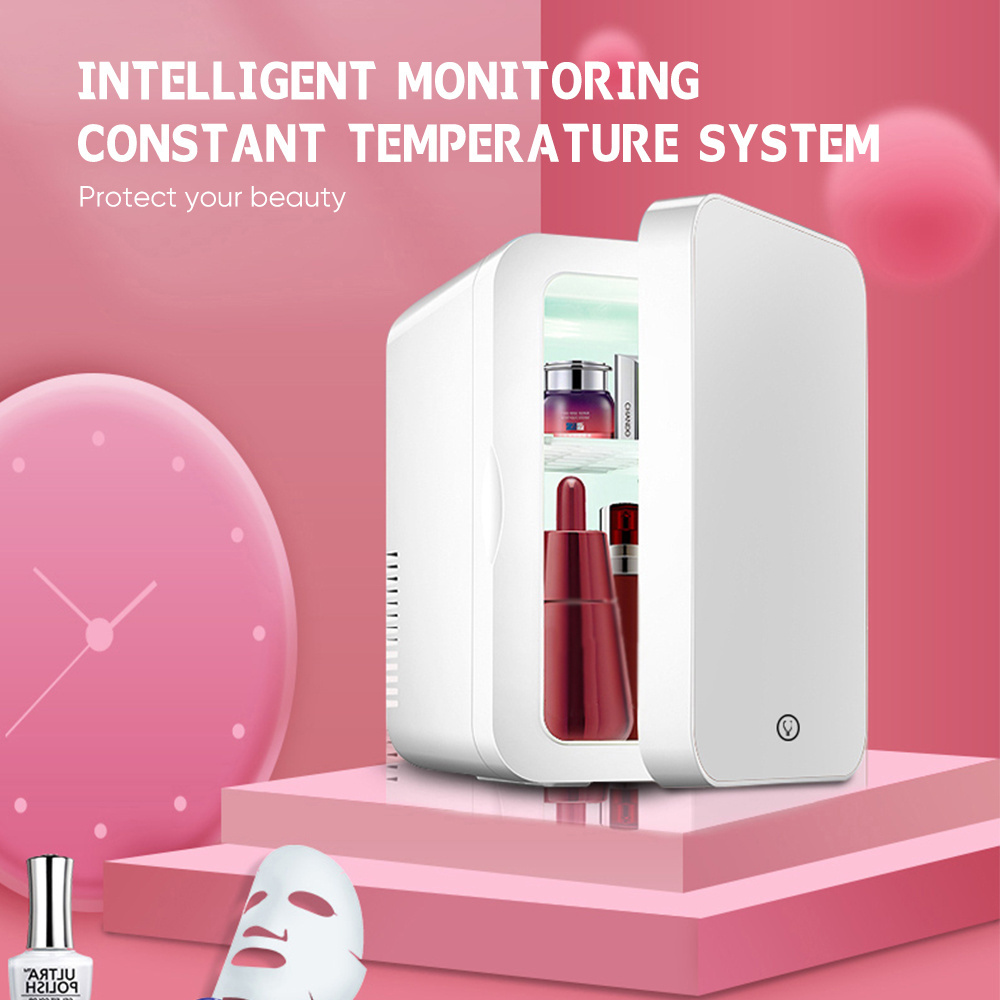 Warm Cold Small Portable Cosmetic Skincare Refrigerator Mini Make Up Beauty Fridge Refrigerator Skincare Fridge Mini