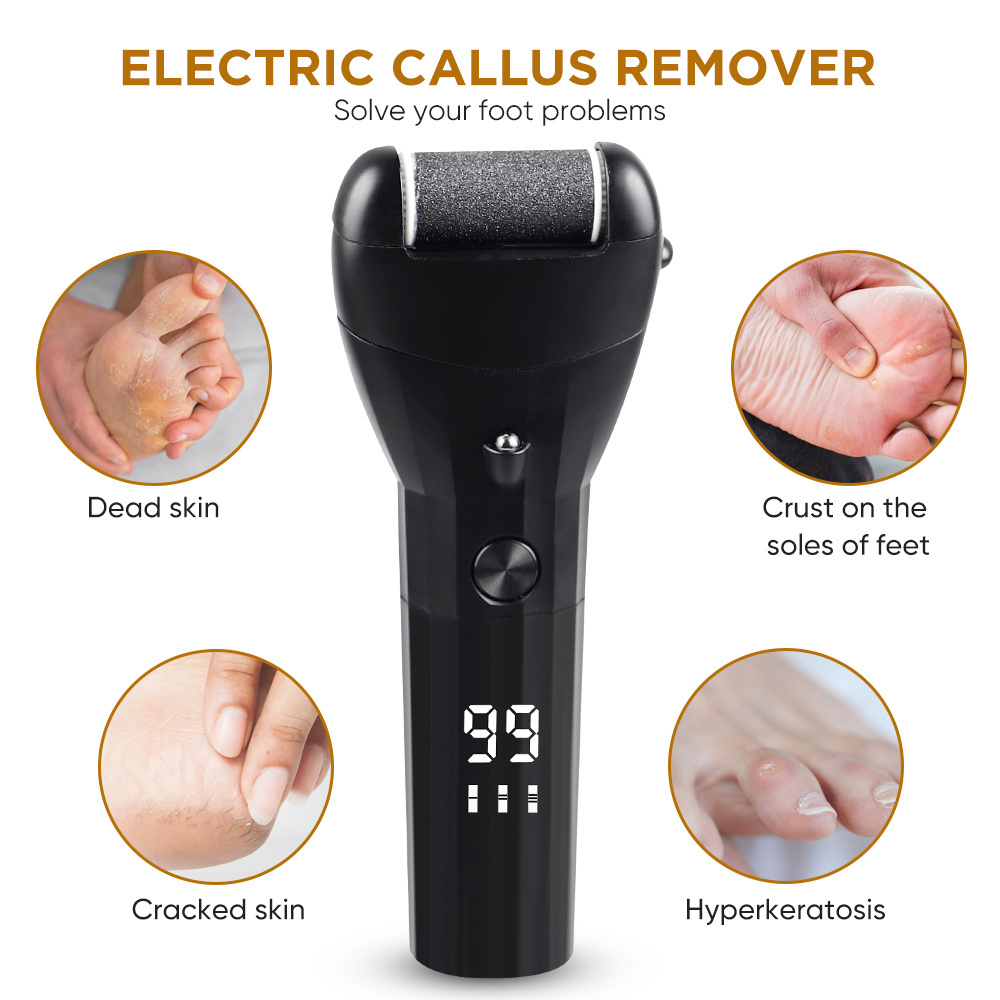 Professional Pedicure Tools Waterproof Foot Scrubber File  Exfoliating Foot Polisher Callus Remover Gel Remover For Feet