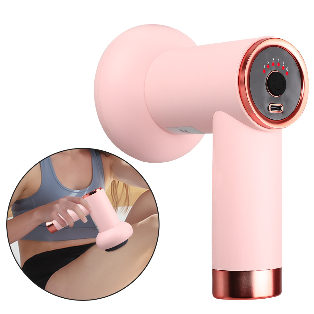 Battery Operated  Pink Party Body Massage Cellulite Vibration Sculpting Massager Handheld Massager Gun