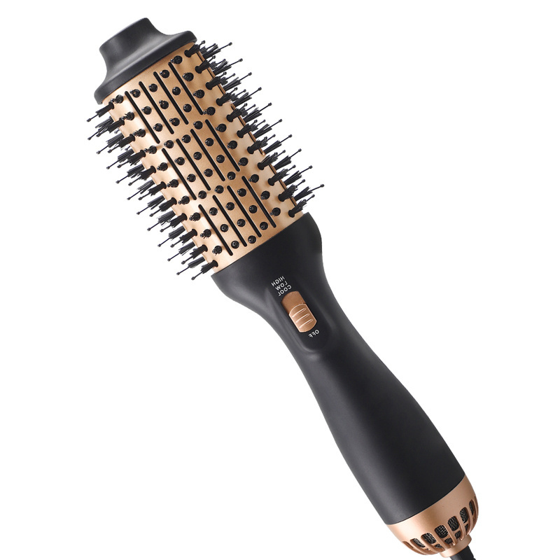 Electric Professional Heat Cold Hot Air Brush Styler One Step Hair Dryer Volumizer 3 in 1 Negative Ion Hair Straightener Comb