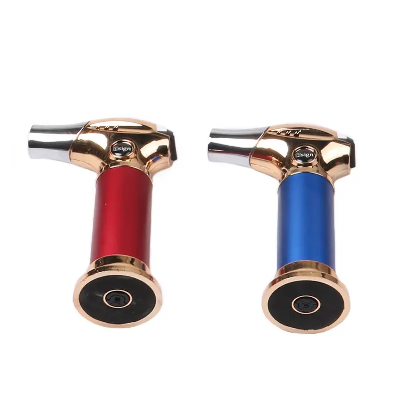 Cigarette Smoke Accessories Stand Up Lighter Inflatable Gun Lighter Windproof Cigarette Jet Flame