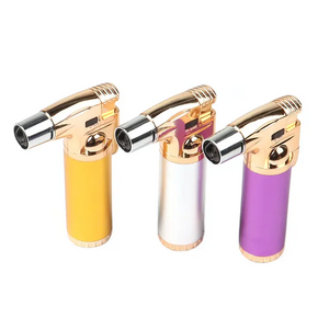 Cigarette Smoke Accessories Stand Up Lighter Flame Blow Torch Jet Lighter Inflatable Windproof High Temperature Spray Gun Light