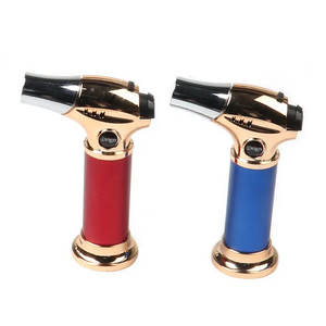 Cigarette Smoke Accessories Stand Up Lighter Inflatable Gun Lighter Windproof Cigarette Jet Flame