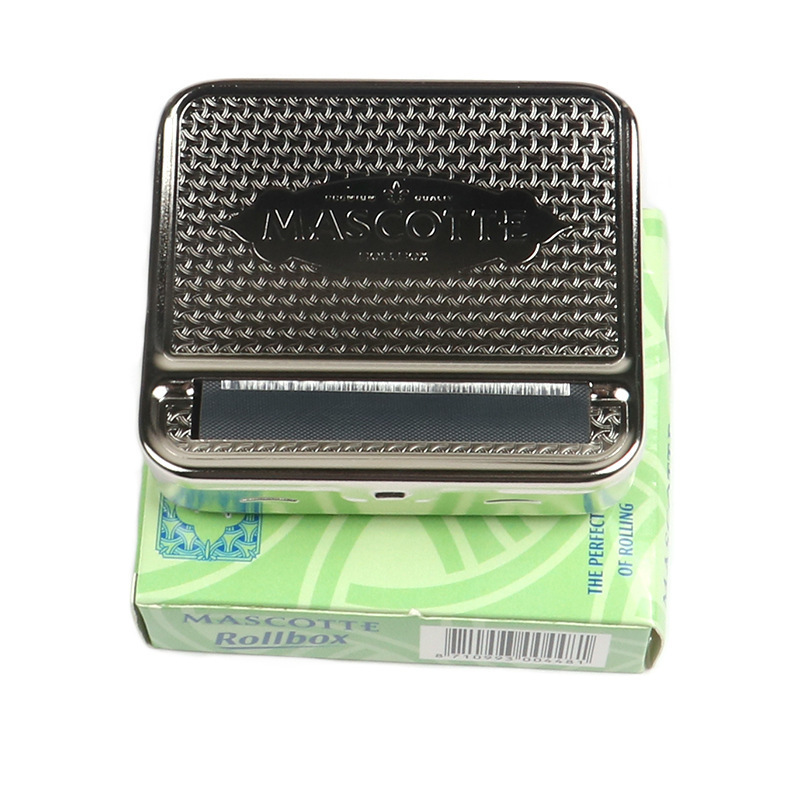 High quality 78mm metal tobacco rolling case smoke accessories portable manual cigarette rolling machine