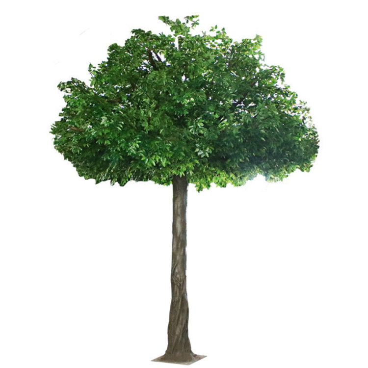 8ft Oak Olive Banyan Large Green Ficus Artificial Fake Fig Tree for Garden