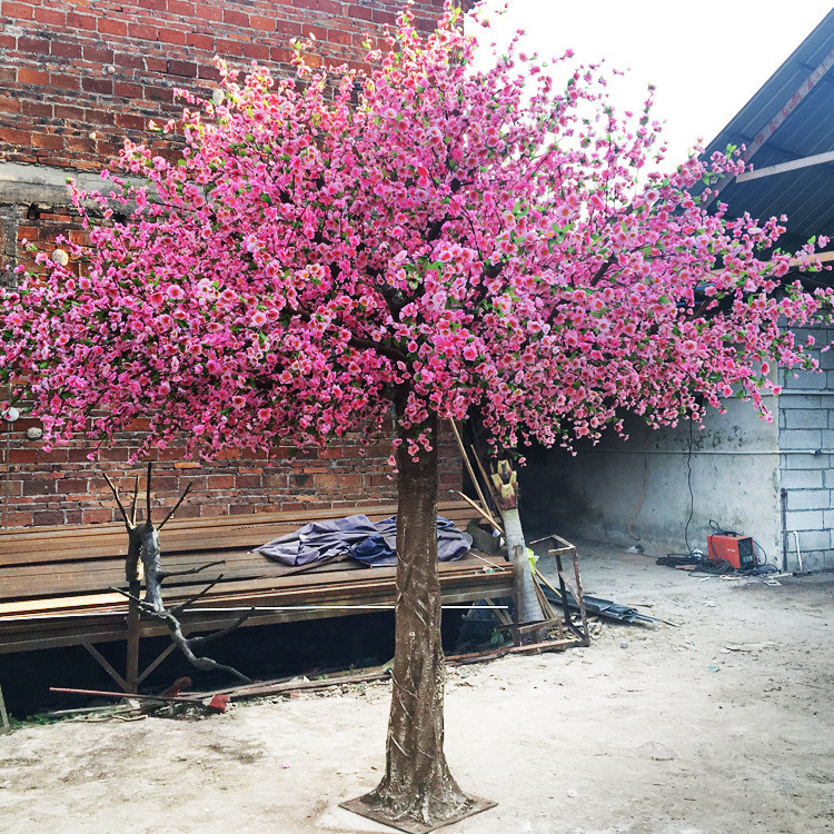 4m Peach Blossom Tree For Wedding Artificial Peach Tree Peach Tree Bonsai