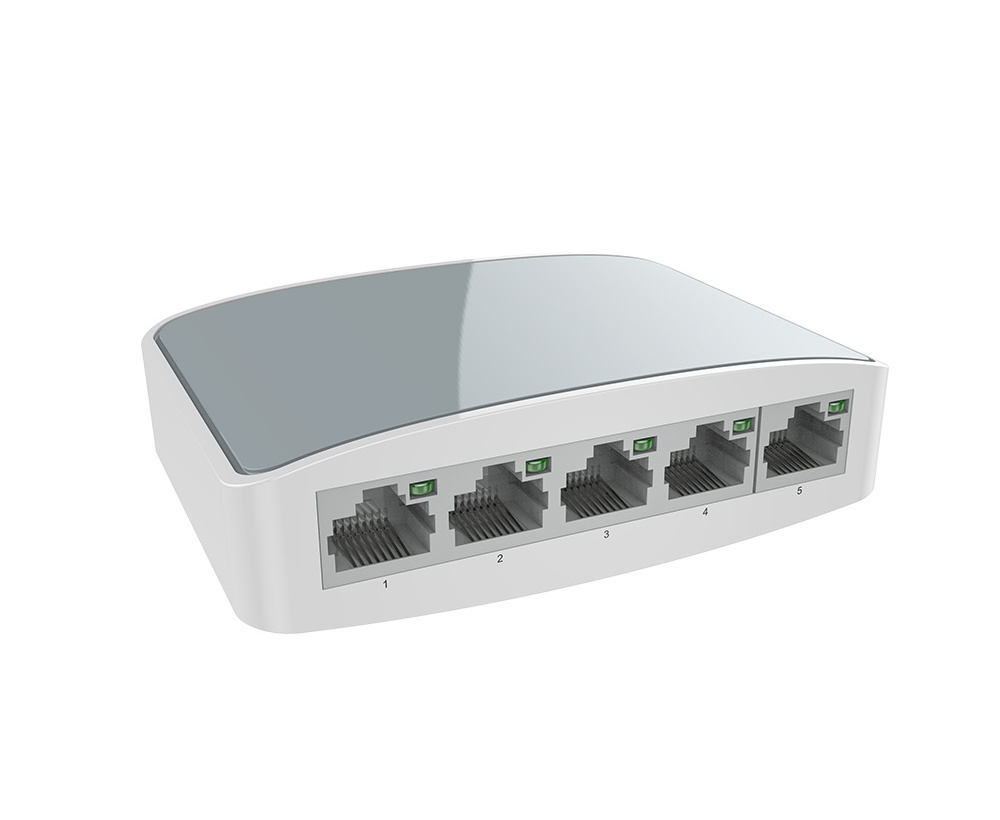 5 Port Gigabit Network Switch 10/100 / 1000Mbps Ethernet Switch RJ45 Ethernet Switching hub