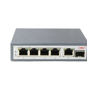 Ethernet switch 4 port  Rack mount 4-port gigabit poe switch 4 ports poe