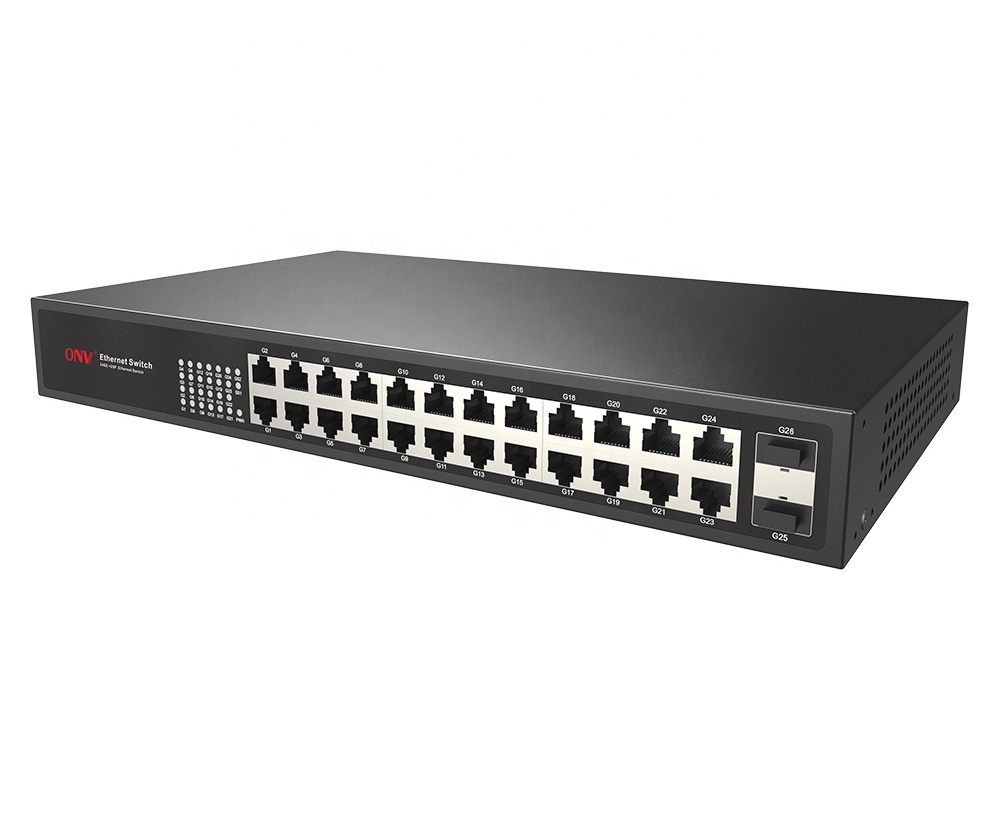 24 Port Switch Gigabit Ethernet Network Switch Unmanaged