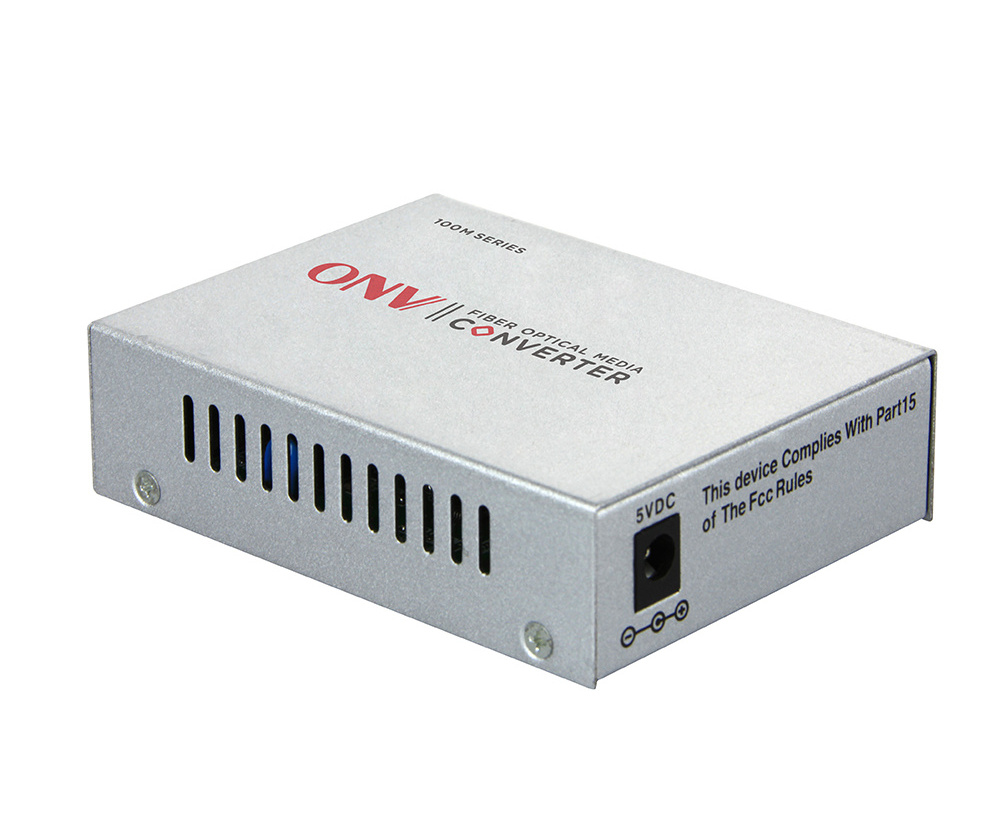 1310nm 2 port 10/100M single mode dual fiber cctv media converter